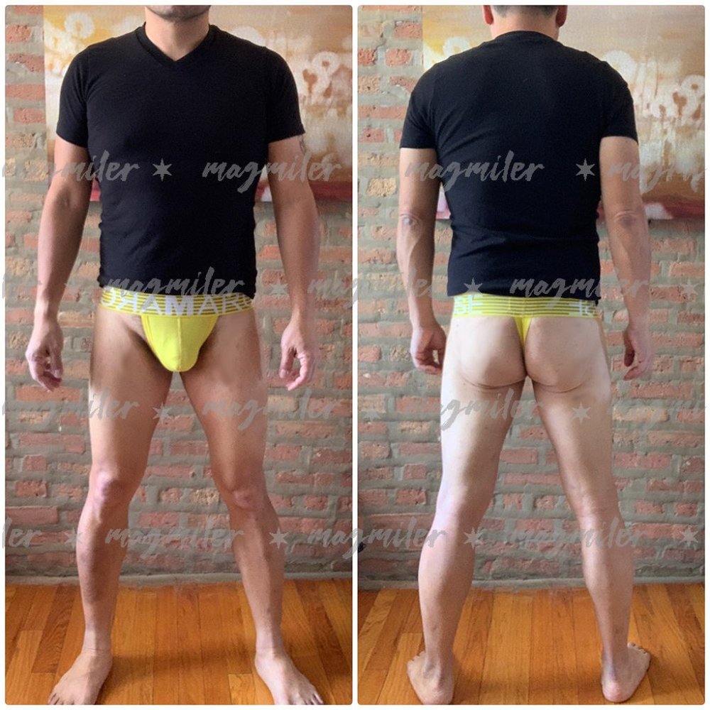 MARCUSE BRIGHTEN YELLOW THONG (SMALL)